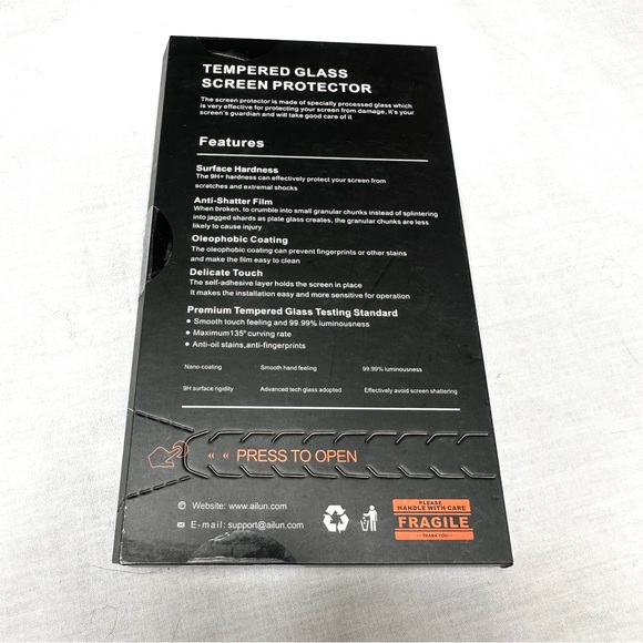 Ailun Screen Protector for iPhone XR/11 2 PROTECTORS ONLY - Picture 3 of 3